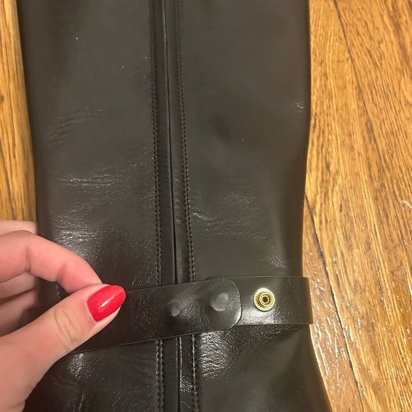 Rare limited edition Tory Burch Black Leather Riding Boots - Picture 7 of 7